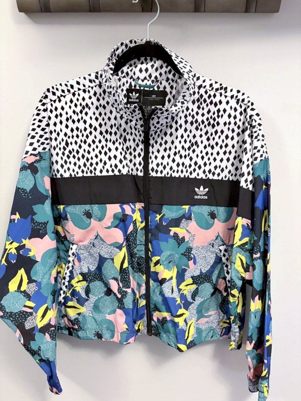 Adidas Originals x HER Studio London Floral Windbreaker Jacket XL